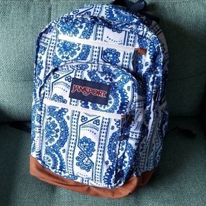 COPY - COPY - JanSport Big Student Backpack Leather Bottom